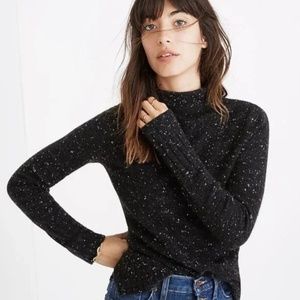Madewell Black Turtleneck Wool Sweater – size XS